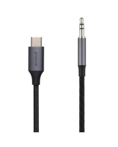 Кабель AUX Proove SoundTrack 3.5 to Type-C 1м Чорний (Black)