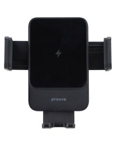 Автотримач Proove Sonic 15W з бездротовою зарядкою Чорний (Black)