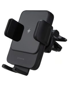Автотримач Proove Sonic 15W з бездротовою зарядкою Чорний (Black)