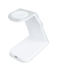 Зарядний пристрій бездротовий Proove Omni Power 3в1 Білий (White)