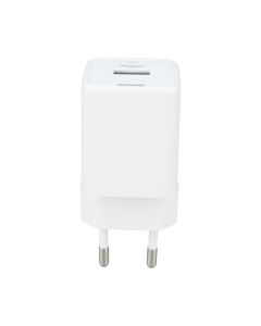Зарядний пристрій Proove Pure GaN Plus 25W (USB-C + USB) Білий (White)