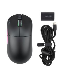 Миша беспроводная Hator Quasar 3 Ultra (HTM770) Черная (Black)