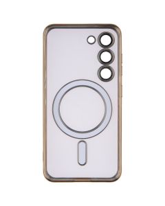 Чохол накладка для Samsung S23 WAVE Metal Color Case MagSafe Золота (Gold)