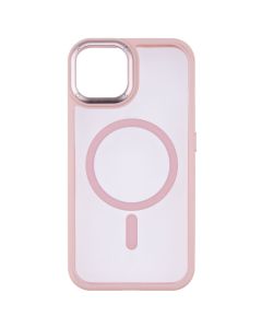 Чохол накладка для iPhone 14 Proove Clear Essence Case MagSafe Рожева (Pink Sand)