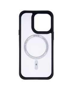 Чехол накладка для iPhone 13 Pro Proove Clear Essence Case MagSafe Черный (Black)