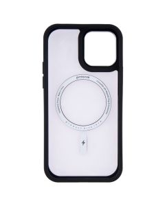Чехол-накладка для iPhone 12/12 Pro Proove Clear Essence Case MagSafe Черный (Black)