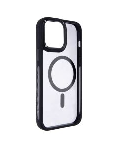 Чехол накладка для iPhone 13 Pro Max Proove Clear Essence Case MagSafe Черный (Black)