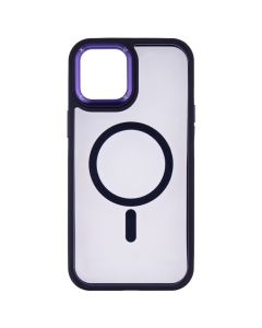Чехол накладка для iPhone 12 Pro Max Proove Clear Essence Case MagSafe Фиолетовый (Deep Purple)