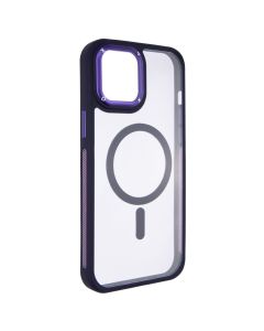 Чехол накладка для iPhone 12 Pro Max Proove Clear Essence Case MagSafe Фиолетовый (Deep Purple)