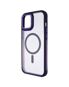 Чехол накладка для iPhone 12 Pro Max Proove Clear Essence Case MagSafe Фиолетовый (Deep Purple)
