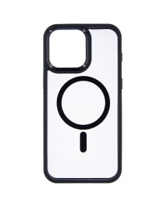 Чехол накладка для iPhone 15 Pro Max Proove Clear Essence Case MagSafe Чёрный (Black)