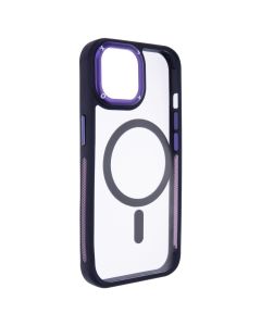 Чохол накладка для iPhone 15 Proove Clear Essence Case MagSafe Фіолетова (Deep Purple)