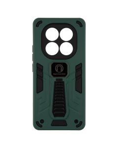 Чохол накладка для Xiaomi Redmi Note 14 Pro 4G Armor Magnetic Зелена (Dark Green)