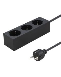 Мережевий фільтр Proove Magnet Strip (3AC) 1.6м Чорний (Black)