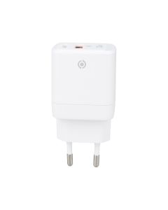 Зарядний пристрій Piko GaN TC-PD332 (USB-C + USB) 33W Білий (White)