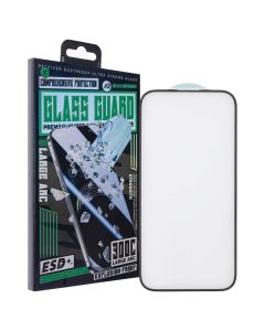Захисне скло для iPhone 15/16 ESD+ Glass Guard 3D Чорне (Black)