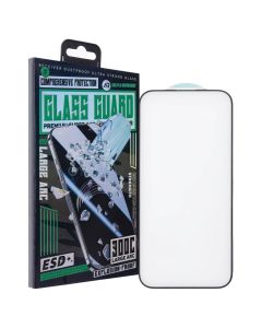 Защитное стекло для iPhone 15 Pro ESD+ Glass Guard 3D Черное (Black)