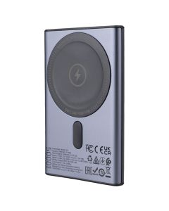 PowerBank 5000 mAh Hoco Q32 Bird Wireless PD20W Сірий (Metal Grey)