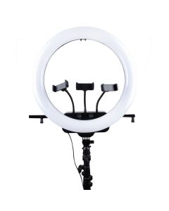 Кільцева світлодіодна лампа LED RL-19 (46см) Чорна (Black)