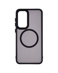 Чехол-накладка для Samsung S23 Plus WAVE Metal Color Case MagSafe Черный (Black)