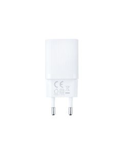 Зарядное устройство XO L149 (USB + USB-C) 30W + кабель Type-C to Type-C Белый