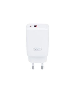 Зарядний пристрій XO CE16 (USB + USB-C) PD QC3.0 45W Білий (White)