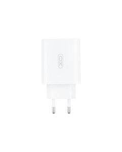 Зарядний пристрій XO L120 (USB-C + 3 USB) PD20W+ QC3.0 18W + кабель Type-C to Type-C Білий (White)