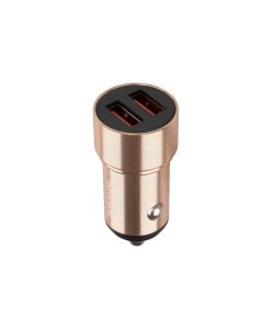 Автомобільний зарядний пристрій Borofone BZ19A 1USB QC Золотий (Gold)