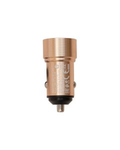 Автомобільний зарядний пристрій Borofone BZ19A 1USB QC Золотий (Gold)