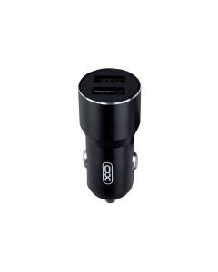 Автомобільний зарядний пристрій XO CC30 2USB 2.4 A Чорний (Black)
