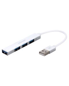 USB Хаб Essager Fengyang 4in1 Spliter (EHBA04-FY10-P) Срібний (Silver)
