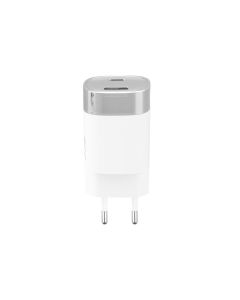 Зарядний пристрій Essager Lingyun Gan Digital Display (USB+USB-C) 33W (ECTCA-LYB02-Z) Білий (White)