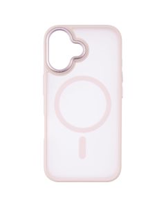 Чехол накладка для iPhone 16 Proove Clear Essence Case MagSafe Розовый (Pink)