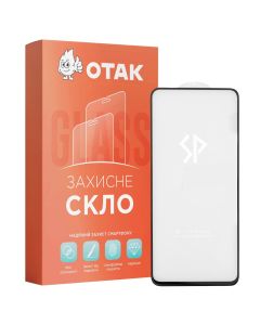 Защитное стекло для Realme 11 UA 6D Sparta Черное (Black)