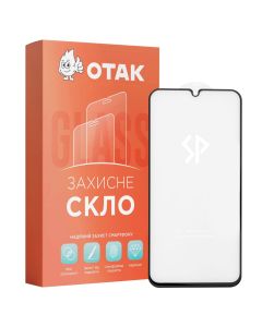 Защитное стекло для Samsung A34 6D UA Sparta Черное (Black)