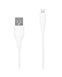 USB кабель Proove GridLine Lightning 2.4A 1м Белый