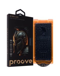 Захисне скло для iPhone 16 Pro Proove Achilles Installation Box Чорне (Black)