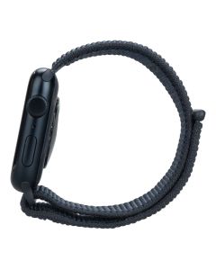 Смарт-годинник Apple Watch SE 2024 GPS 44mm Silver Aluminium Case with Sport Loop (MXEP3QH/A) Чорний (Ink)