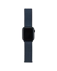 Смарт-годинник Apple Watch SE 2024 GPS 44mm Silver Aluminium Case with Sport Loop (MXEP3QH/A) Чорний (Ink)