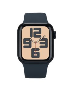 Смарт-годинник Apple Watch SE 2024 GPS 40mm Midnight Aluminium Case with Sport Band- M/L (MXE73QH/A) Чорний (Midnight)