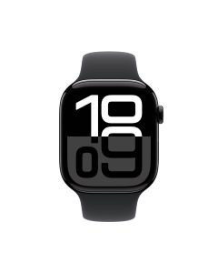 Смарт-годинник Apple Watch Series 10 GPS 46mm Black Aluminium Case with Sport Band - M/L (MWWQ3QH/A) Чорний (Black)