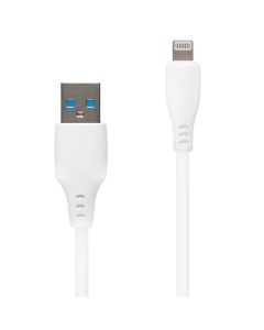 USB-кабель Proove Simple Silicone Lightning 2.4A 1м Белый (White)