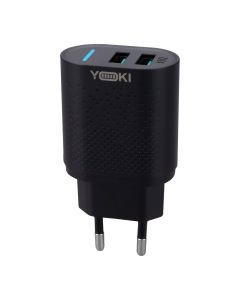 Зарядний пристрій Yoki Led Series YK-2.4 Dual 12W Чорний (Black)