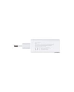 Зарядний пристрій Yoki Led Series YK-65 GaN Ultra (2USB-C + 1USB) 65W Білий (White)