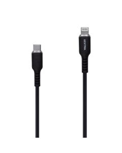 USB кабель Walker C795 Type-C to Lightning Чорний (Black)