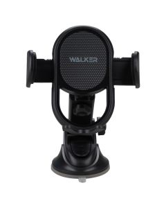 Автотримач Walker CX-013 висувний із затискачем та присоскою Чорний (Black)