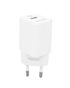 Зарядний пристрій Walker WH-43 (1USB + 1USB-C) 33W Білий (White)