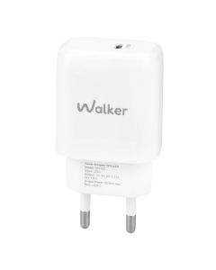 Зарядний пристрій Walker WH-63 (USB-C) 20W + кабель Type-C to Type-C Чорний (Black)