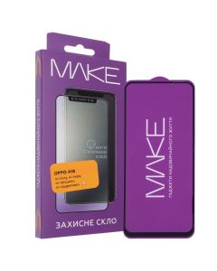 Захисне скло для Infinix Hot 60i MakeFuture Чорне (Black)