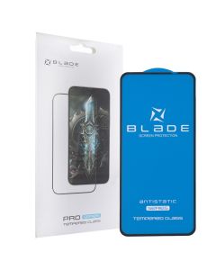 Защитное стекло для Xiaomi Redmi Note 14 4G European Blade Антистатическое Полный клей Черное (Black)